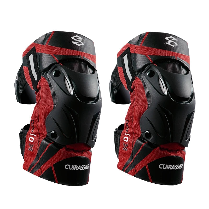 Motorcycle Knee Guards With Reflective Design, Eva Foam, Pp Shell 1005006861716722-K01-3-Polar blue