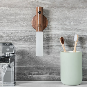 Wooden Motion Sensor Wall Light USB Rechargeable