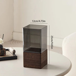 Nordic Acrylic Vase With Base For Table Centerpieces And Decor 1005010510011759-12x30cm