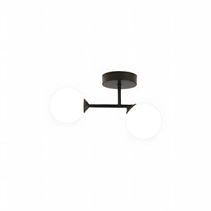Modern Nordic Double Head Glass Ceiling Light