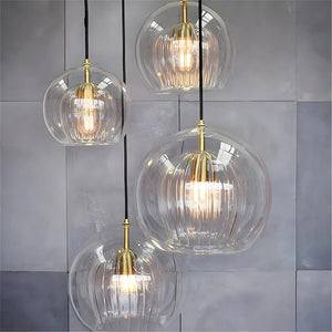 Modern Chic Spherical Glass Pendant Light
