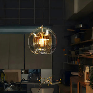 Modern Chic Spherical Glass Pendant Light