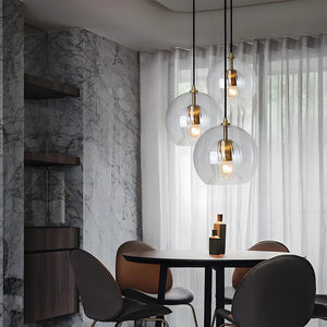 Modern Chic Spherical Glass Pendant Light