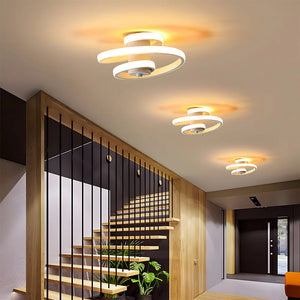 Nordic Creative Spiral Ceiling Light