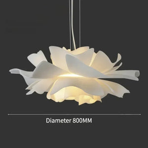 Nordic White Flower Pendant Light Modern Ceiling Fixture