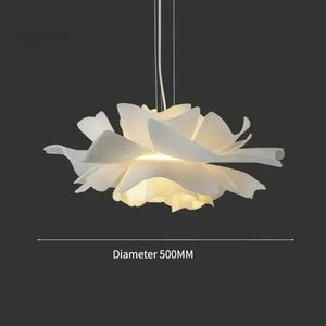 Nordic White Flower Pendant Light Modern Ceiling Fixture