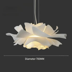 Nordic White Flower Pendant Light Modern Ceiling Fixture