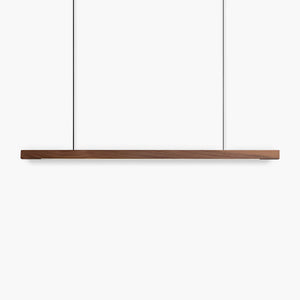 Modern Wooden Linear Pendant Light