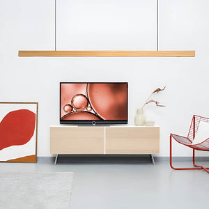 Modern Wooden Linear Pendant Light