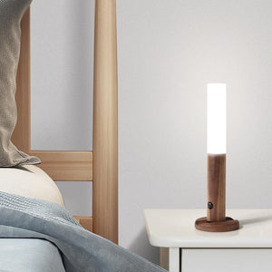 Wooden Motion Sensor Wall Light USB Rechargeable
