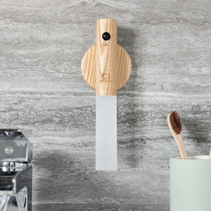 Wooden Motion Sensor Wall Light USB Rechargeable