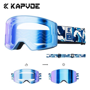 Otg Magnetic Double Lens Ski Goggles Uv400 Anti Fog Eyewear 1005008041853700-05