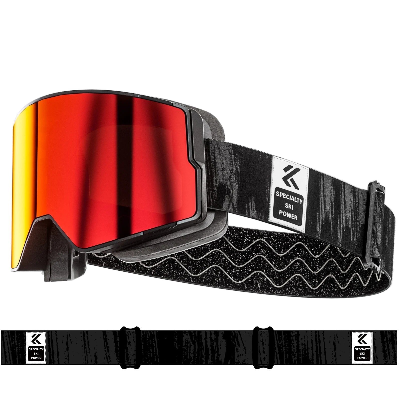 Otg Magnetic Double Lens Ski Goggles Uv400 Anti Fog Eyewear 1005008041853700-05