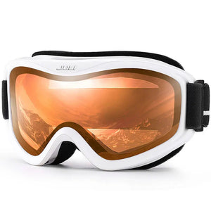Otg Ski Goggles Double Lens Anti Fog Uv400 Helmet Compatible Strap 32848676645-C1 Vermillion Red
