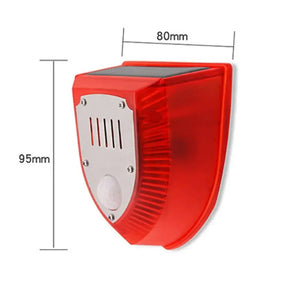Outdoor Solar Motion Sensor Security Siren Alarm With Flashing Light 1005007039704315-al