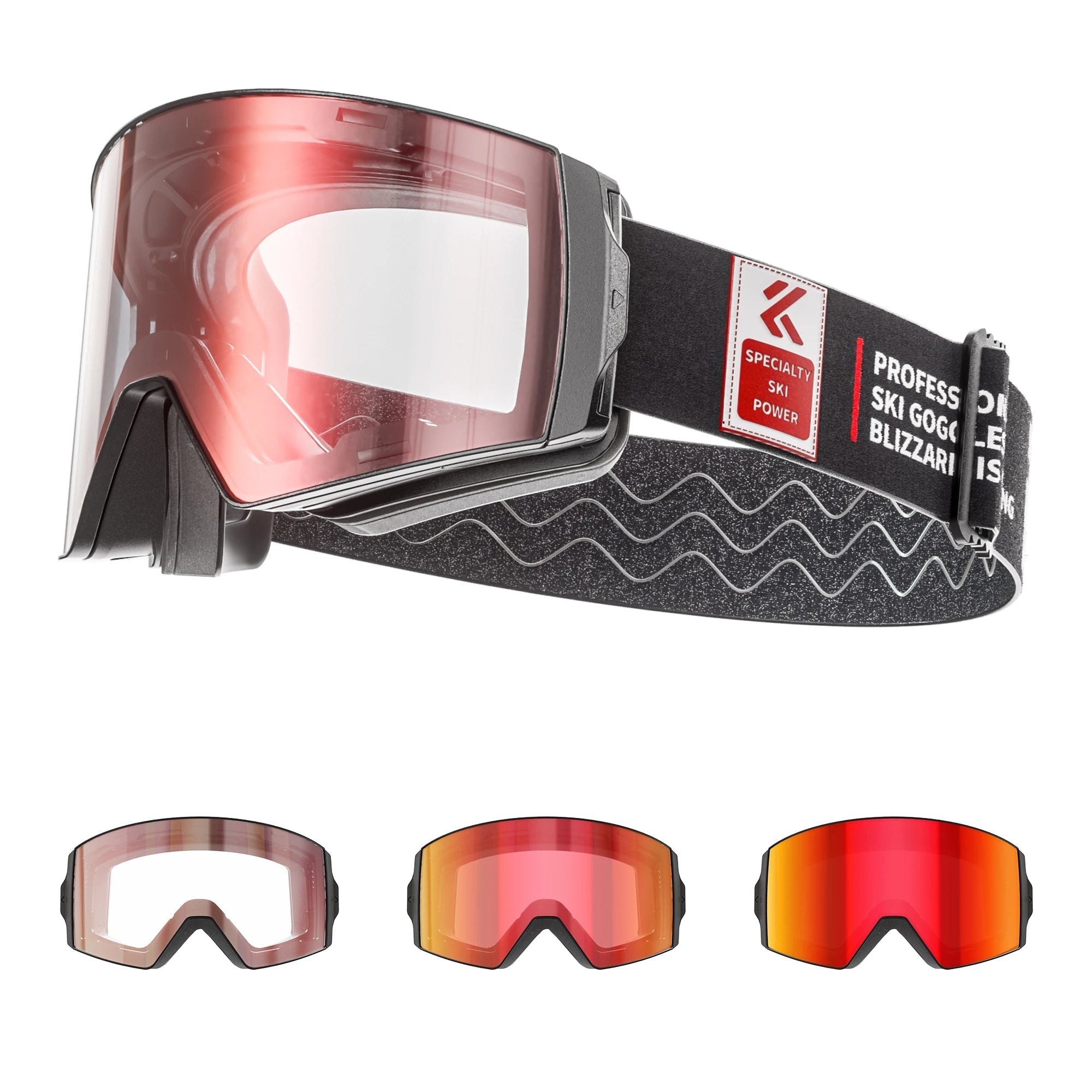 Photochromic Magnetic Ski Goggles With Anti Fog Uv400 Lenses 1005007360922362-Photochromic-RE-01
