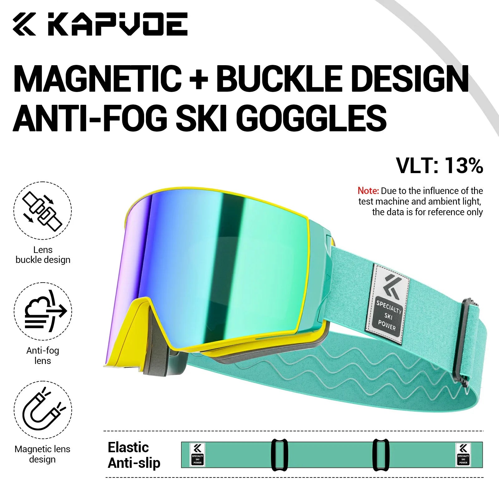 Photochromic Otg Ski Goggles With Magnetic Lens Uv400 Anti Fog 1005008169217334-DZ-K721-Q-01