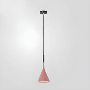 Nordic Black Pendant Light in Minimalist Cone Design
