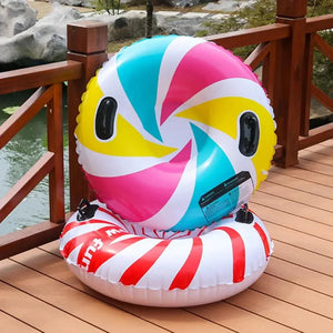 Pvc Inflatable Snow Tube Sled Ring With Safety Handles 1005008575869671-A-Blue