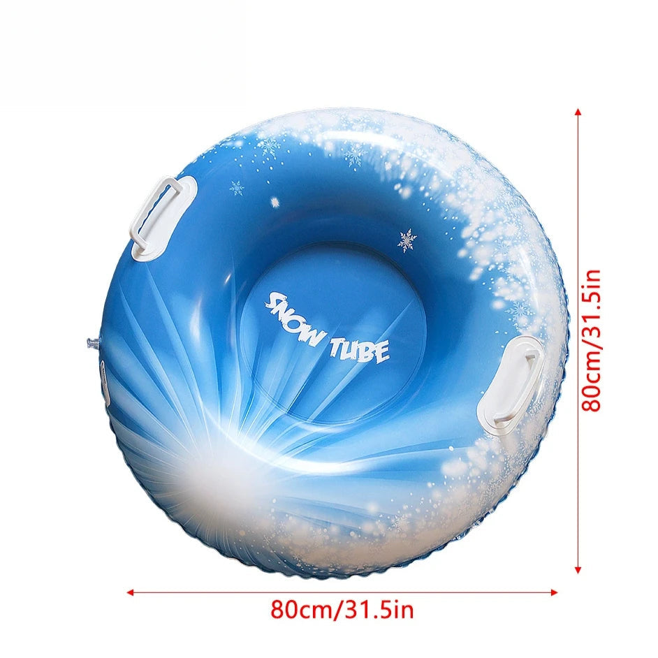Pvc Inflatable Snow Tube Sled Ring With Safety Handles 1005008575869671-A-Blue