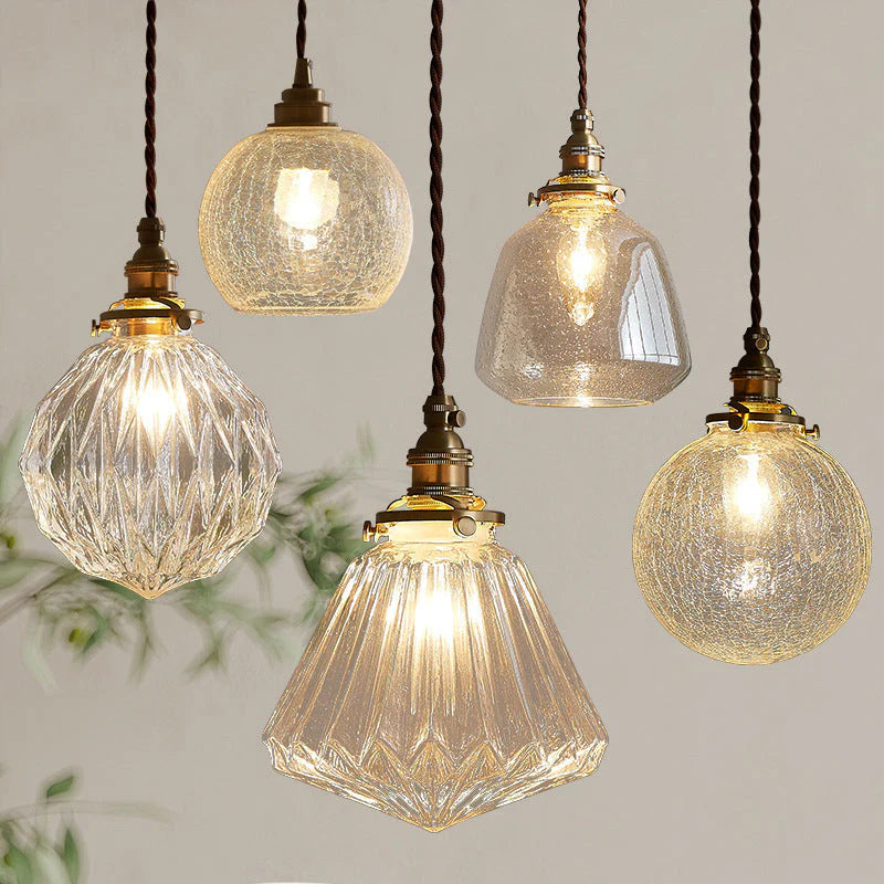 Nordic Modern Crystal Glass Pendant Light