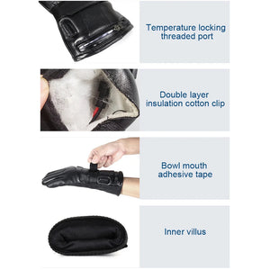 Rechargeable Heated Touchscreen Gloves With Three Temperature Levels For Outdoor Sports 1005010611677913-al