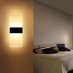 Modern LED Wall Light Acrylic and Iron Design