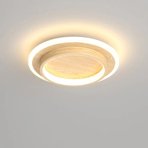 Modern Round Ring Metal Acrylic Ceiling Light