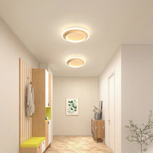 Modern Round Ring Metal Acrylic Ceiling Light