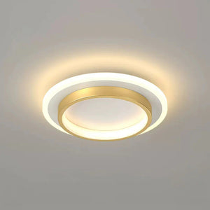 Modern Round Ring Metal Acrylic Ceiling Light
