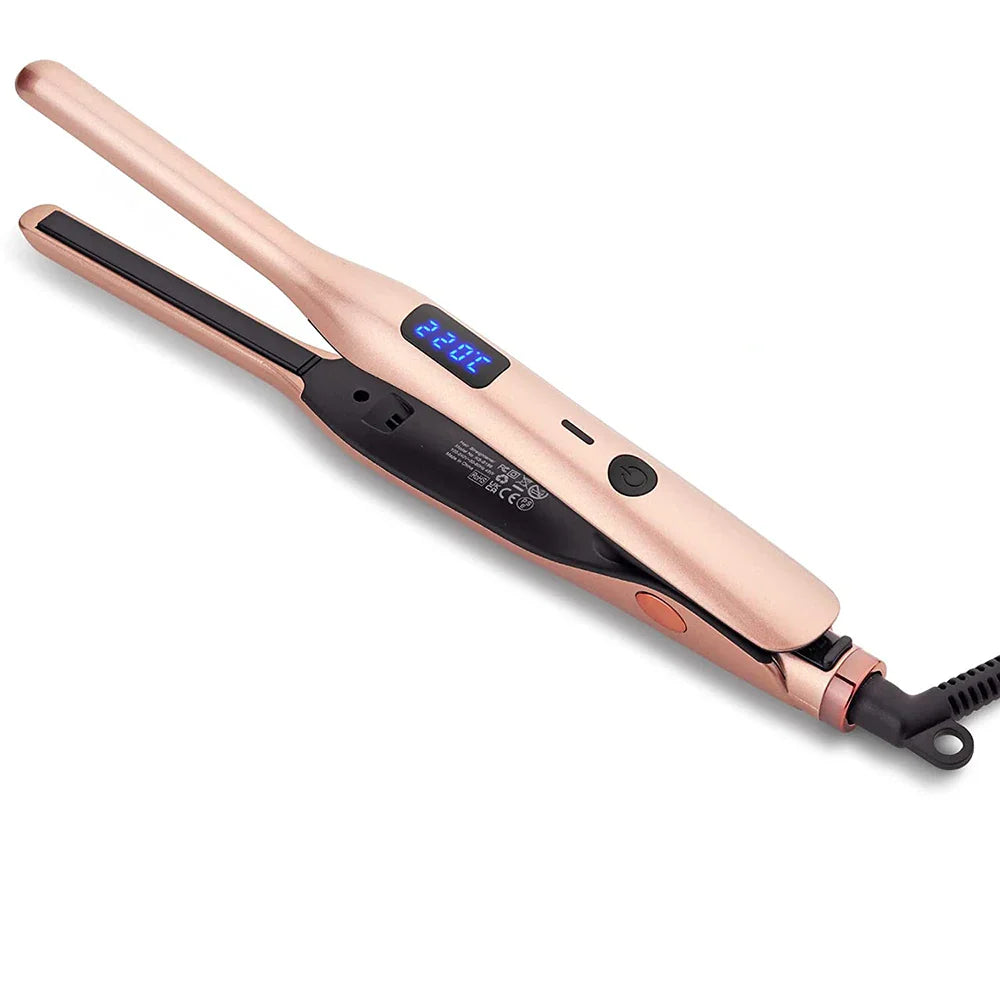 3/10 Inch Mini Flat Iron for Short Hair Styling