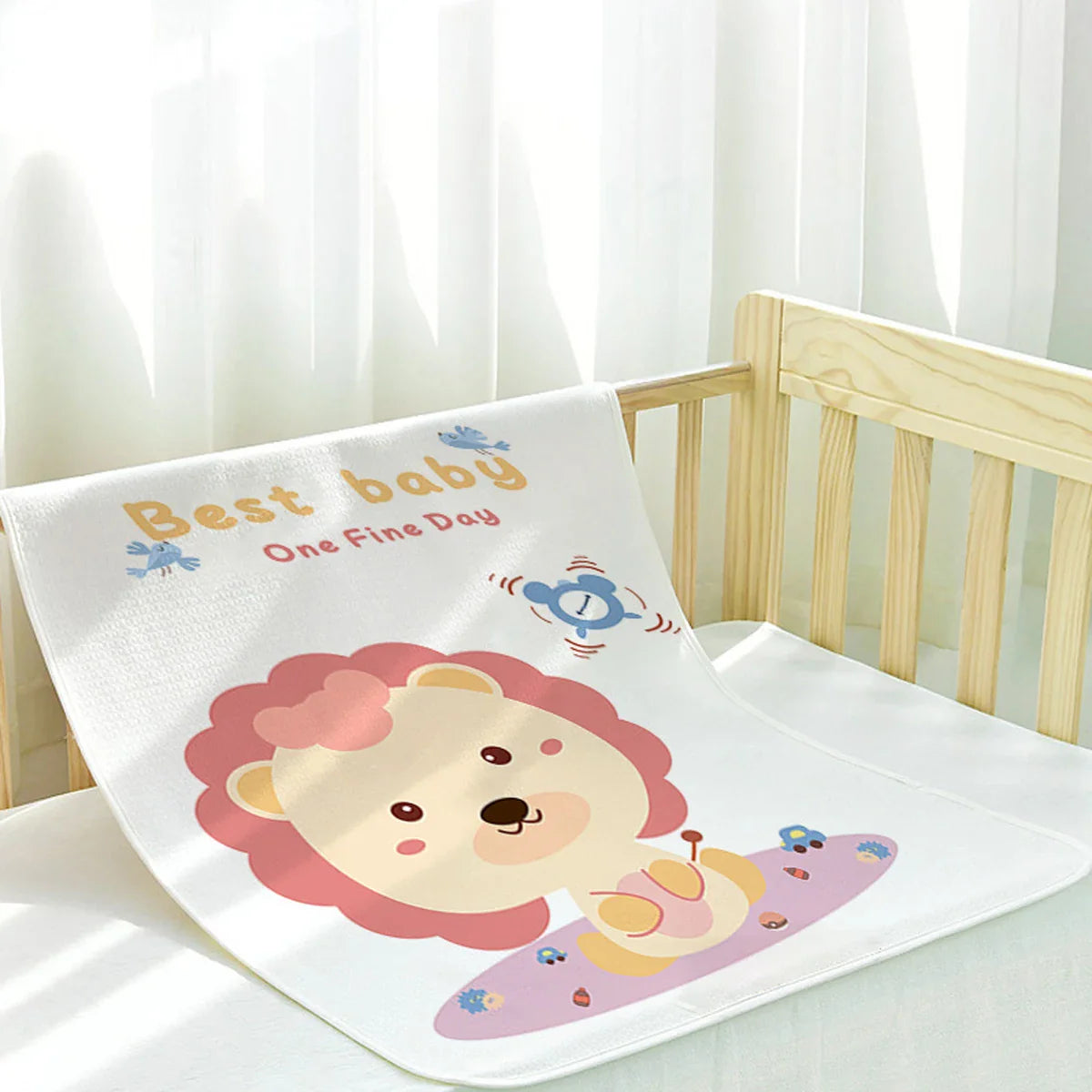 Waterproof Baby Changing Mat Cotton 80x100cm