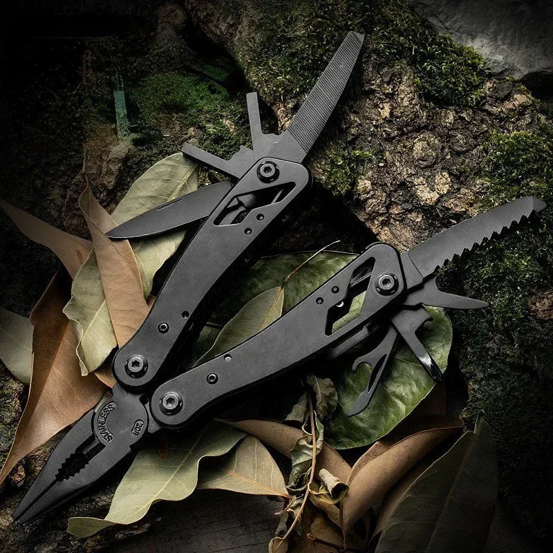 Foldable Multifunctional Outdoor Camping Pliers Tool
