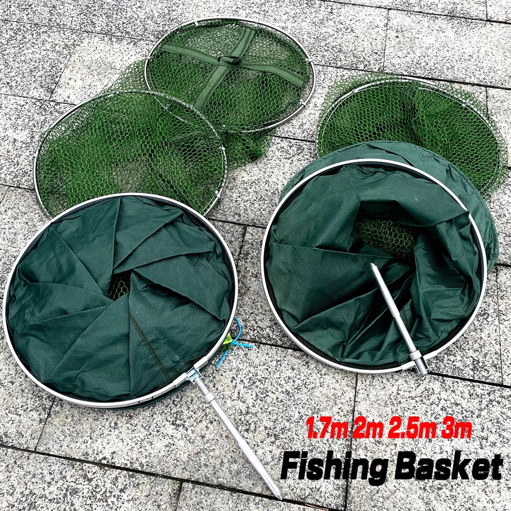 Telescopic Fyke Net With Folding And Shrimp Cage