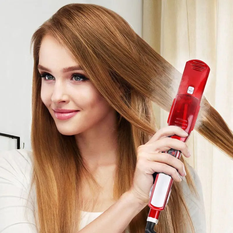 Steam Ceramic Hair Straightener Electric Professional Hair Tool