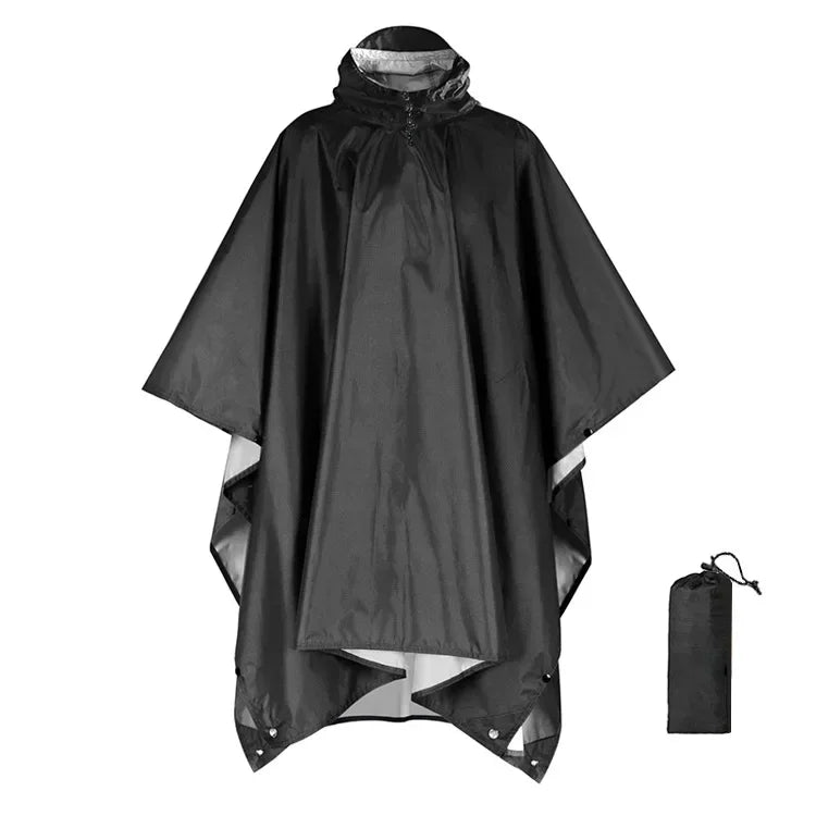 3 in 1 Waterproof Military Poncho Raincoat Tent