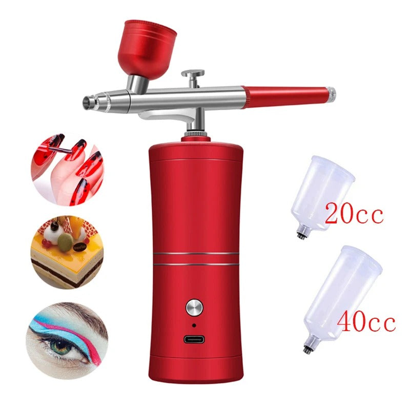 Multi-Purpose Cordless Spray Gun Portable Mini Air Compressor Rechargeable Spray Machine