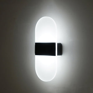 Modern LED Wall Light Acrylic and Iron Design
