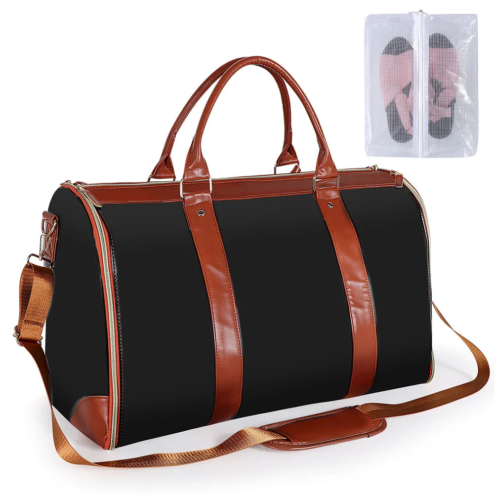 Convertible Garment Duffel Bag with Shoe Compartment