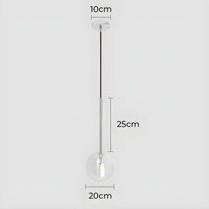 Modern Glass Ball Pendant Light