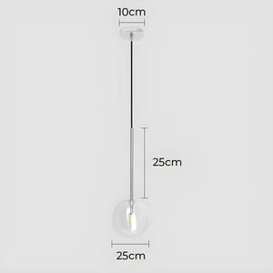 Modern Glass Ball Pendant Light