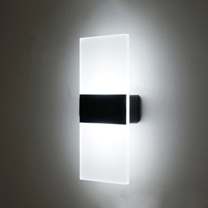 Modern LED Wall Light Acrylic and Iron Design