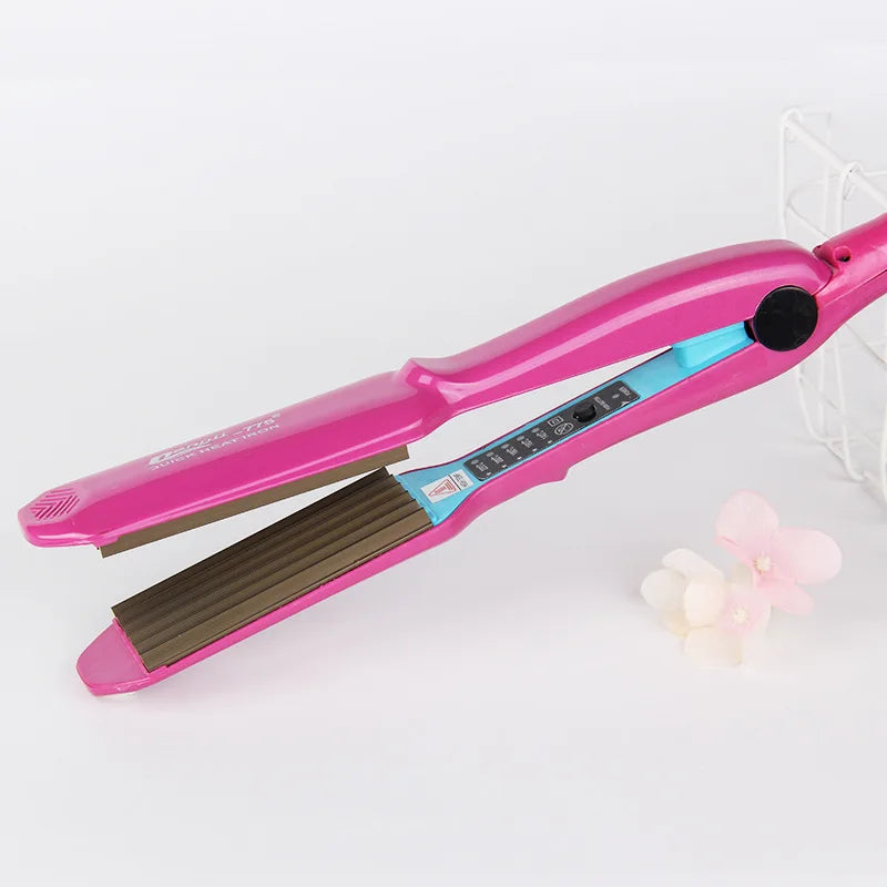 Dual Use Ceramic Hair Crimper Curling Iron