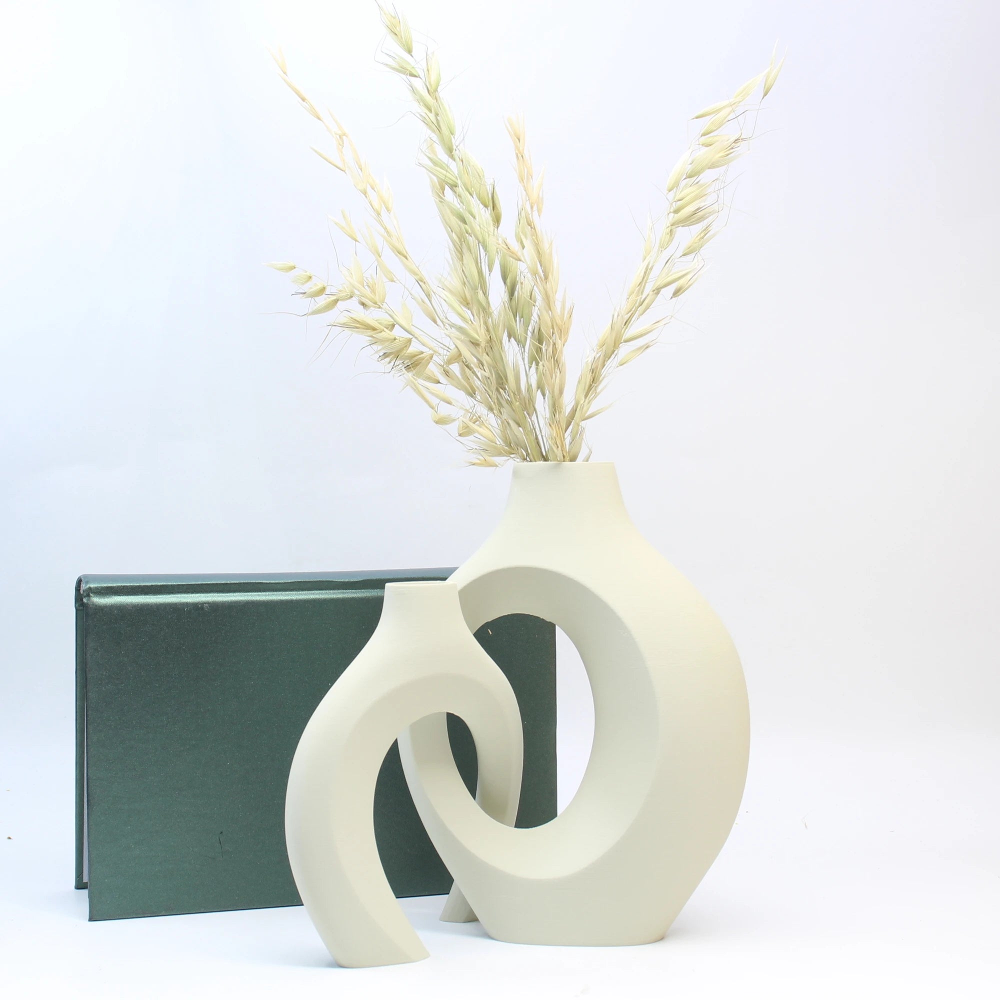 Set Of 3D Printed Hugging Vases For Home And Office Decor 1005007921266533-WHITE