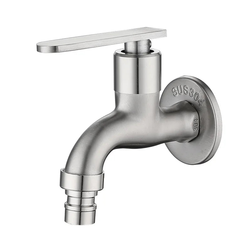 Stainless Steel Single Cold Bibcock Faucet