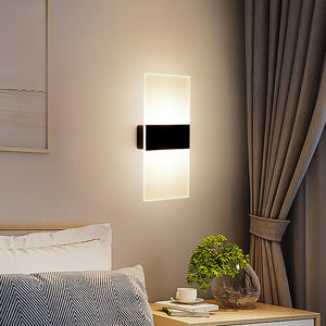 Modern LED Wall Light Acrylic and Iron Design