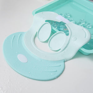 Shower Cap for Kids, Baby Shower Cap bath wash Shampoo rinser shield Hat Adjustable head hair Visor Protection Toddler and Children
