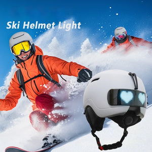 Smart Led Ski Helmet For Adults With App Control And Bluetooth 1005010185017486-BLACK