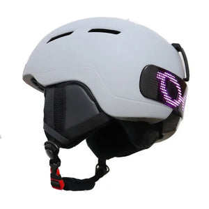 Smart Led Ski Helmet For Adults With App Control And Bluetooth 1005010185017486-BLACK