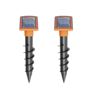 Solar Powered Animal Repeller Spiral Stake For Mice Snakes 1005009234398797-ZS057-1 2PCS